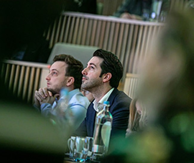 Employees listening